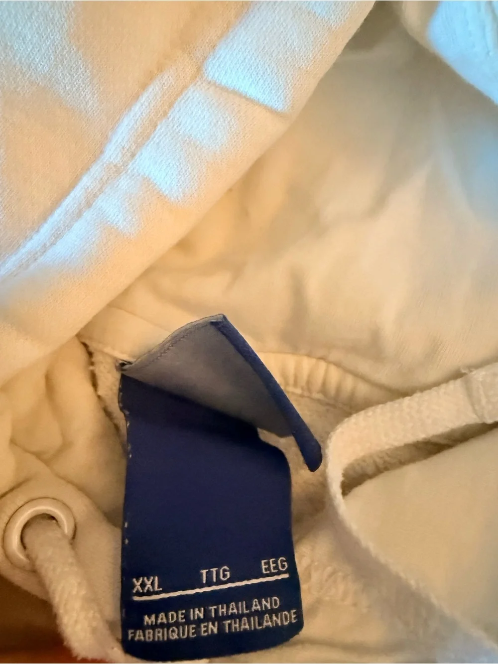 Nike White Hoodie with Black Logo